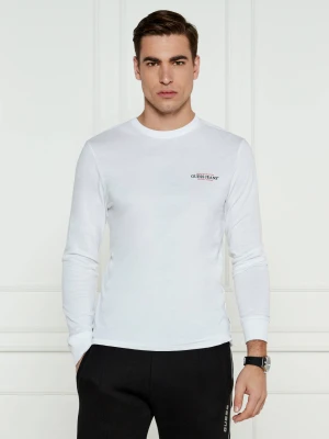 Guess Jeans Longsleeve AMERICAN | Slim Fit biały
