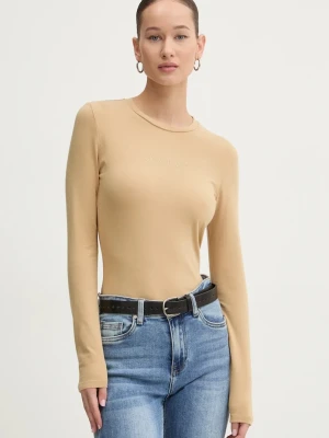 Guess Jeans longsleeve beżowy