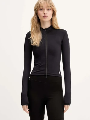 Guess Jeans longsleeve damska kolor czarny z półgolfem W5BP49 K1092