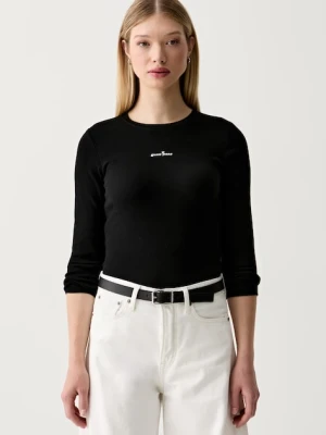 Guess Jeans longsleeve damski bawełniany z elastanem