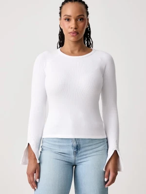 Guess Jeans longsleeve damski biały