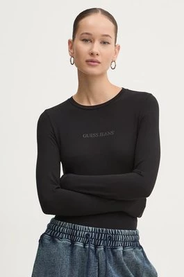 Guess Jeans longsleeve damski kolor czarny W4BP41 J1314