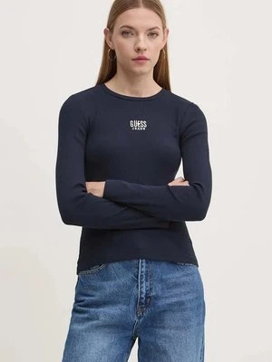 Guess Jeans longsleeve damski kolor granatowy W4BI59 KA0H1