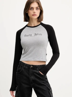 Guess Jeans longsleeve dziecięcy kolor szary W5YI00 J1314