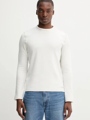 Guess Jeans longsleeve kolor beżowy gładki M5YI00 KCXB1