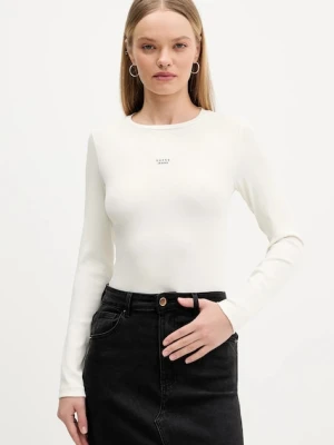 Guess Jeans longsleeve kolor beżowy W5BP01 KA0H1