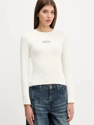 Guess Jeans longsleeve kolor beżowy W5YP38 KA0H1