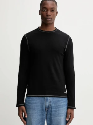 Guess Jeans longsleeve kolor czarny gładki M5YI00 KCXB1