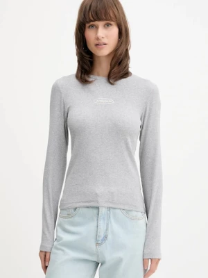 Guess Jeans longsleeve kolor szary W5YP38 KA0H1