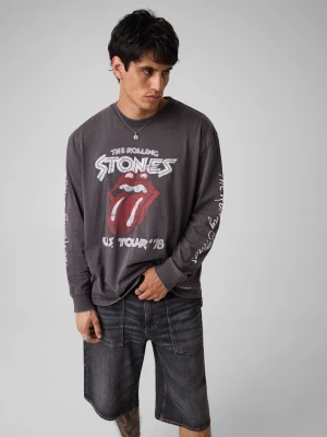 Guess Jeans Longsleeve Rock | Guess Jeans x The Rolling Stones | Oversize fit grafitowy