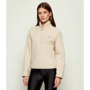 Guess Jeans Polarowa bluza SHERPA | Regular Fit