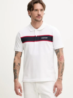 Guess Jeans polo bawełniane biały