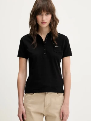 Guess Jeans polo damski kolor czarny W5GP73 KCYR1