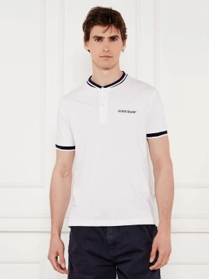 Guess Jeans Polo HENLEY | Regular Fit biały