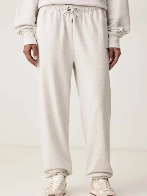 Guess Jeans spodnie dresowe damskie bawełniane szary