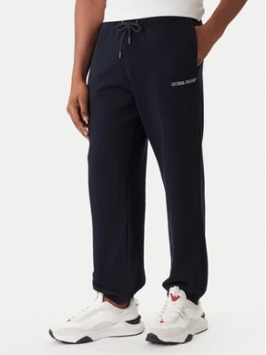 Guess Jeans Spodnie dresowe M6RB70 KCPR1 Granatowy Regular Fit