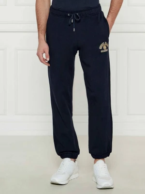 Guess Jeans Spodnie dresowe | Regular Fit granatowy