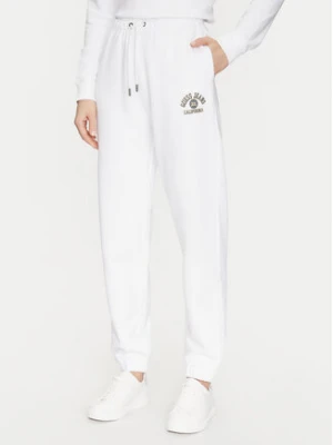 Guess Jeans Spodnie dresowe W5RB63 K68I4 Biały Regular Fit