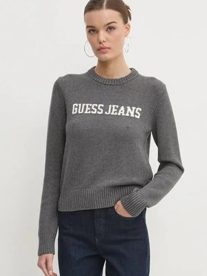 Guess Jeans sweter bawełniany kolor szary W4BR10 Z3HM1