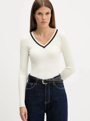 Guess Jeans sweter damski kolor beżowy lekki W5BR05 Z3P32