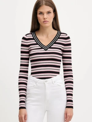 Guess Jeans sweter damski kolor czarny lekki W5BR05 Z3P32