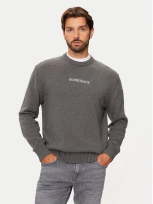 Guess Jeans Sweter M4BR31 Z3HM1 Szary Regular Fit