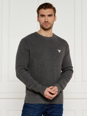 Guess Jeans Sweter | Regular Fit szary