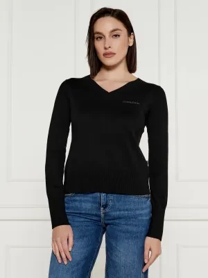 Guess Jeans Sweter | Regular Fit | z dodatkiem wełny