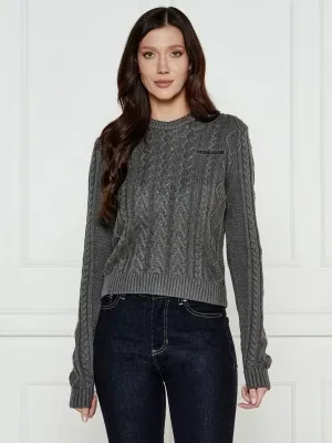 Guess Jeans Sweter | Regular Fit | z dodatkiem wełny