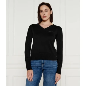 Guess Jeans Sweter | Regular Fit | z dodatkiem wełny