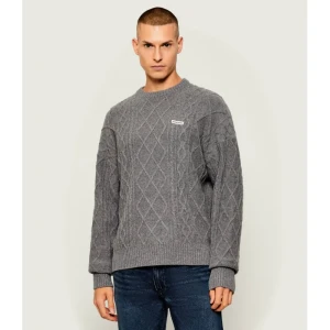 Guess Jeans Sweter | Relaxed fit | z dodatkiem wełny