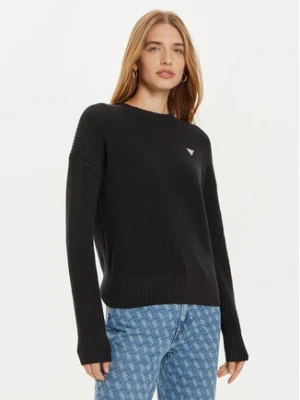 Guess Jeans Sweter W4BR08 Z3HM1 Czarny Regular Fit