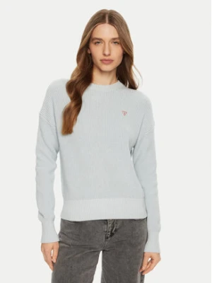 Guess Jeans Sweter W4BR08 Z3HM1 Niebieski Regular Fit