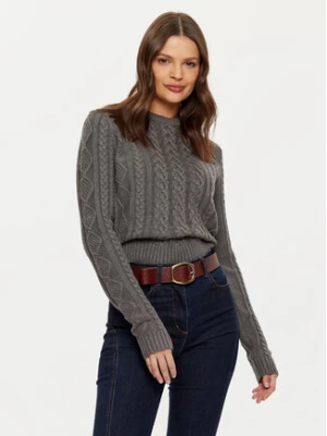 Guess Jeans Sweter W4BR13 Z3HN2 Szary Regular Fit