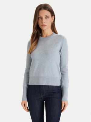 Guess Jeans Sweter W4BR83 Z3HO2 Błękitny Regular Fit