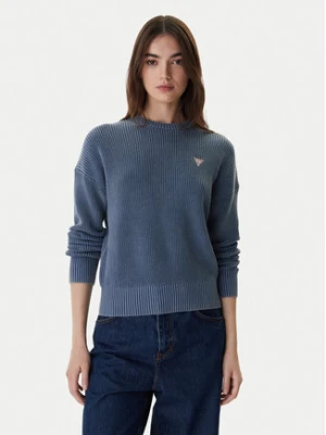 Guess Jeans Sweter W6RR20 Z3HM1 Niebieski Regular Fit