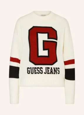 Guess Jeans Sweter weiss