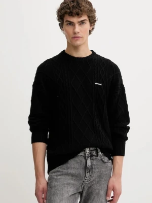 Guess Jeans sweter z dodatkiem wełny