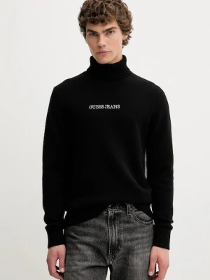 Guess Jeans sweter z dodatkiem wełny