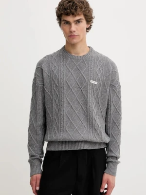 Guess Jeans sweter z dodatkiem wełny męski kolor szary M5BR04 Z0561