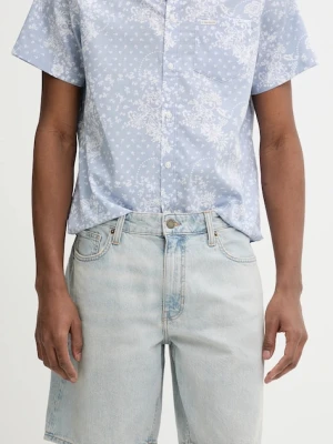 Guess Jeans szorty jeansowe niebieski