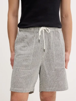 Guess Jeans szorty męskie z domieszką lnu