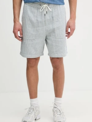 Guess Jeans szorty męskie z domieszką lnu