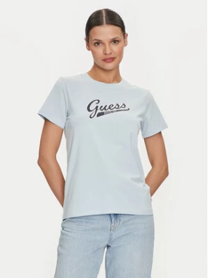 Guess Jeans T-Shirt 165657 Niebieski Classic Fit