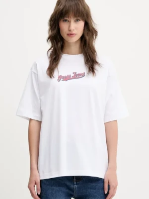 Guess Jeans t-shirt bawełniany damski kolor biały W5GI29 K8HM0