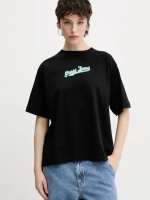 Guess Jeans t-shirt bawełniany damski kolor czarny W5GI29 K8HM0