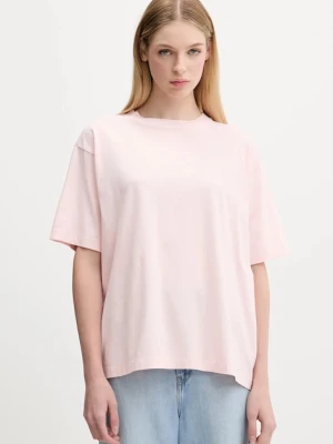 Guess Jeans t-shirt bawełniany damski kolor różowy W5YI25 K8HM0