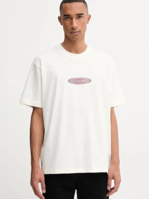 Guess Jeans t-shirt bawełniany męski kolor beżowy z nadrukiem M5BI29 K8FQ4