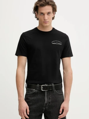 Guess Jeans t-shirt bawełniany męski kolor czarny z nadrukiem M5BI42 K8HM0