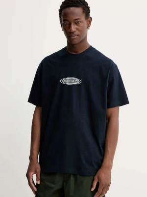 Guess Jeans t-shirt bawełniany męski kolor granatowy z nadrukiem M5BI29 K8FQ4
